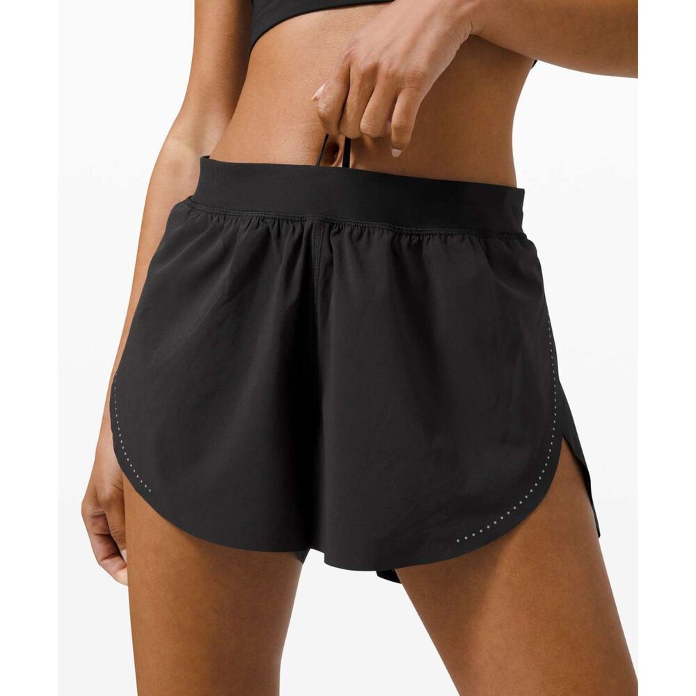 Lululemon Athletica Black Find Your Pace Shorts Womens Size 4